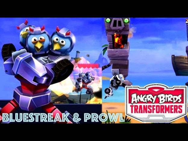 Angry Birds Transformers – Bluestreak, Prowl & Energonicon Tested