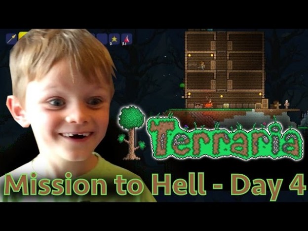 Kids Play Terraria Part 4 – Going for Ore