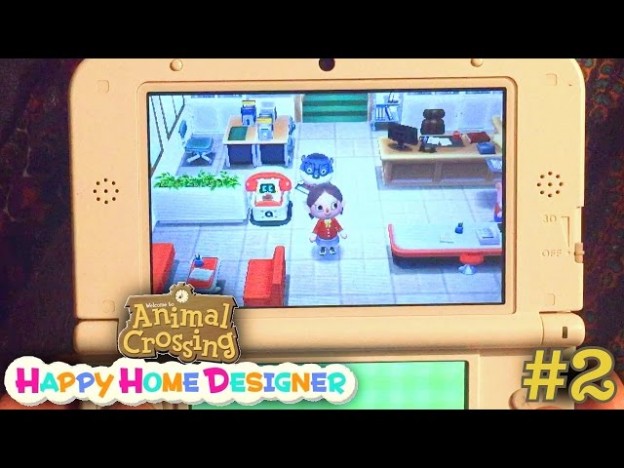 Sarah plays Animal Crossing Happy Home Designer Part 2 – School and Amiibo Cards